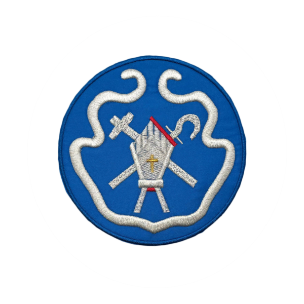 La Hiniesta. Escudo bordado para nazareno