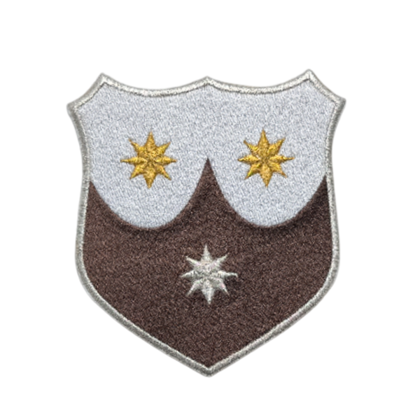 El Carmen Doloroso. Escudo bordado para nazareno