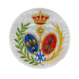 La Paz. Escudo bordado para nazareno