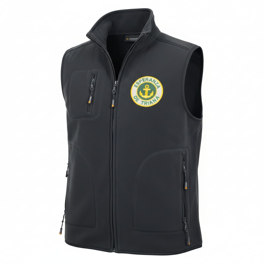 Chaleco polar bordado Esperanza de Triana