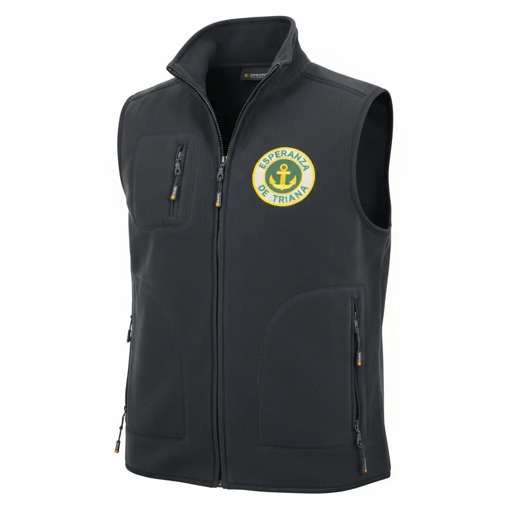 Chaleco polar bordado Esperanza de Triana