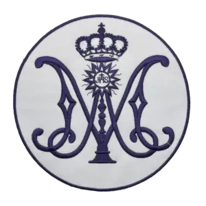 San Bernardo. Escudo bordado para nazareno