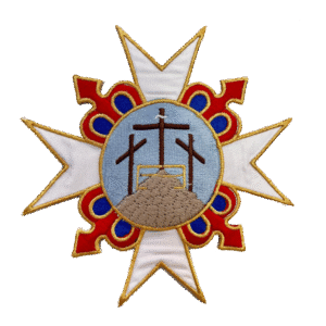 Montserrat. Escudo bordado para nazareno