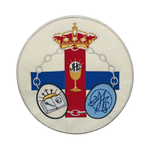 Jesús Cautivo y Rescatado.(San Pablo) Escudo bordado para nazareno